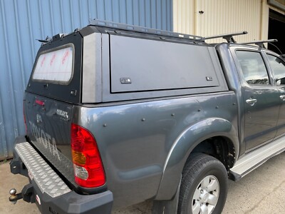 Toyota Hilux 2005 to 2015 N70 (Vigo) SR & SR5 Heavy Duty Steel Black Canopy